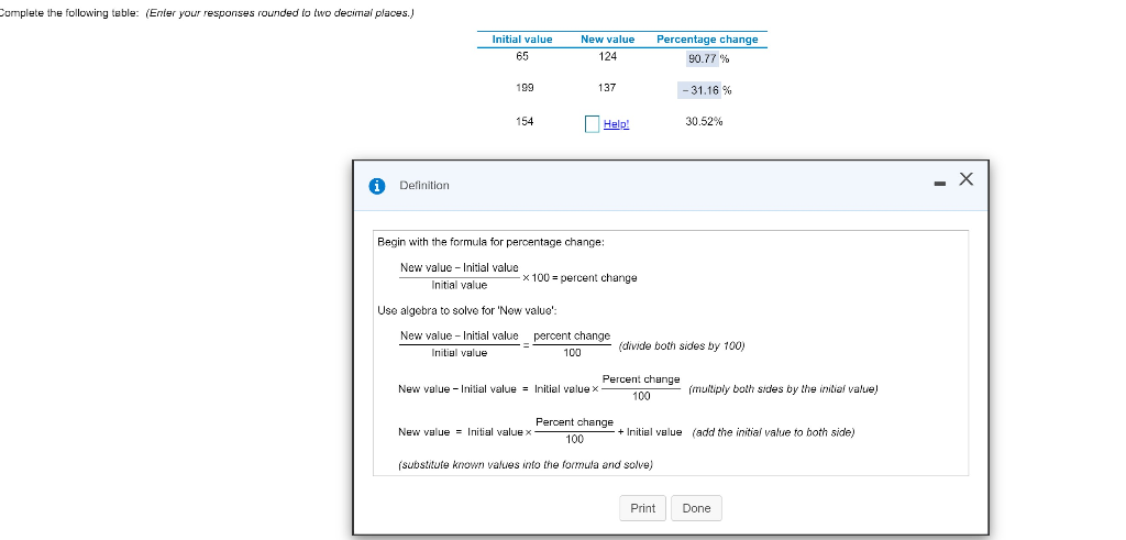 Solved I tried using these formulas but I have not been able | Chegg.com