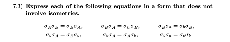 Solved .3) Express each of the following equations in a form | Chegg.com