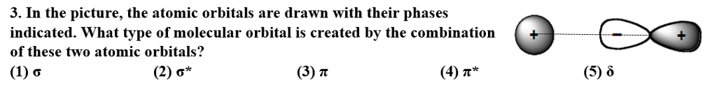 Solved 3. In the picture, the atomic orbitals are drawn with | Chegg.com