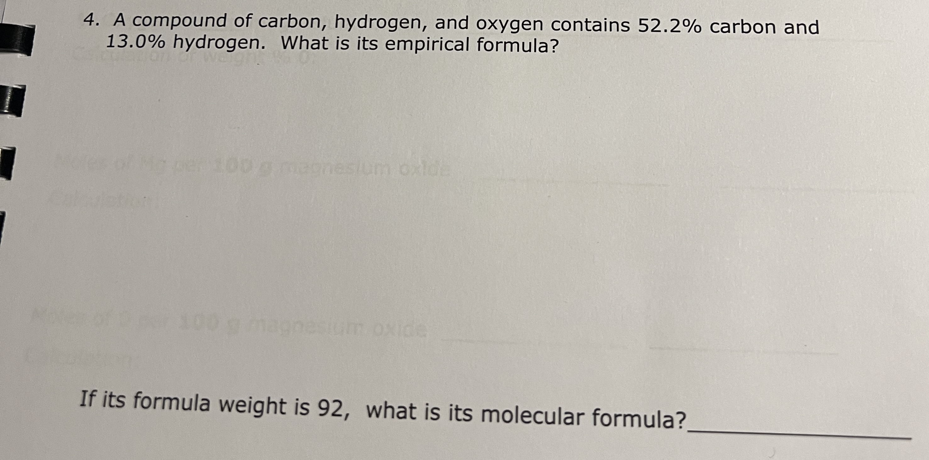 2 carbon 6 hydrogen 1 oxygen formula