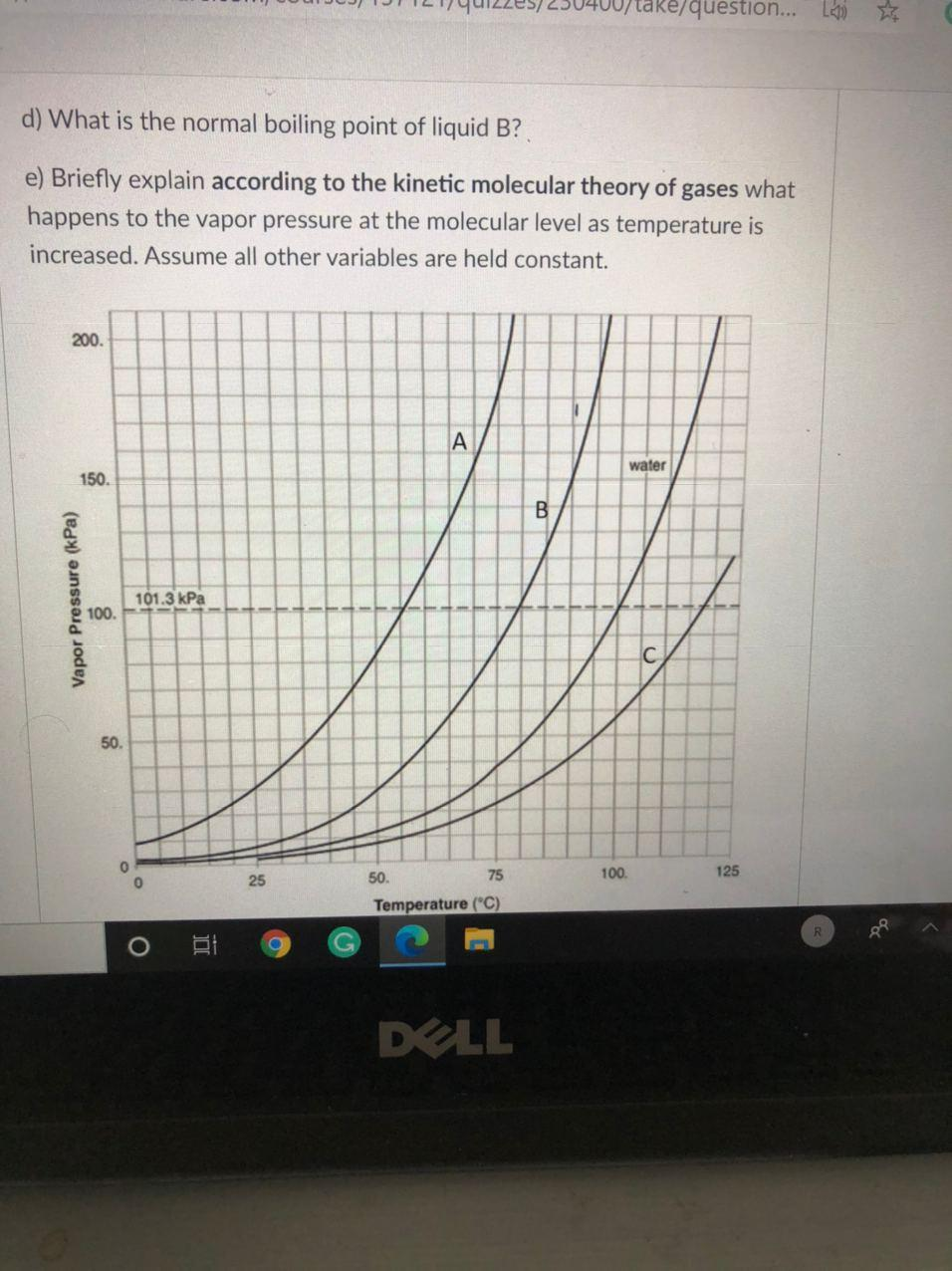 Solved In The Diagram Below You Have Depicted The Vapor | Chegg.com