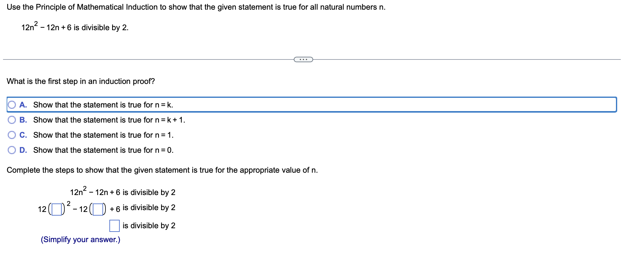 Solved Use The Principle Of Mathematical Induction To Show | Chegg.com