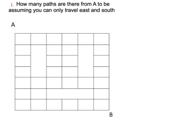 Solved 1. How Many Paths Are There From A To Be Assuming You | Chegg.com