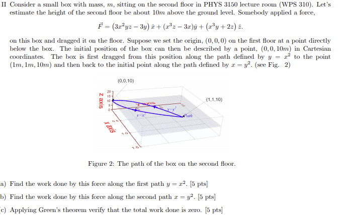 Solved Part I Suppose Some Unknown Field Vector U 1 Y Chegg Com