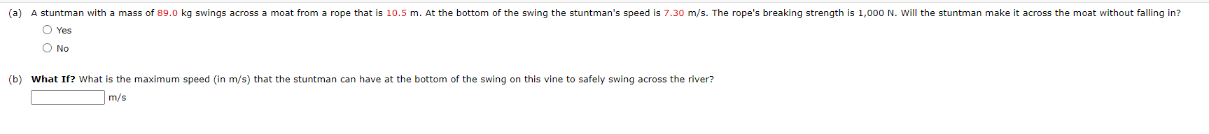 Solved Yes No (b) What If? What is the maximum speed (in m/s | Chegg.com