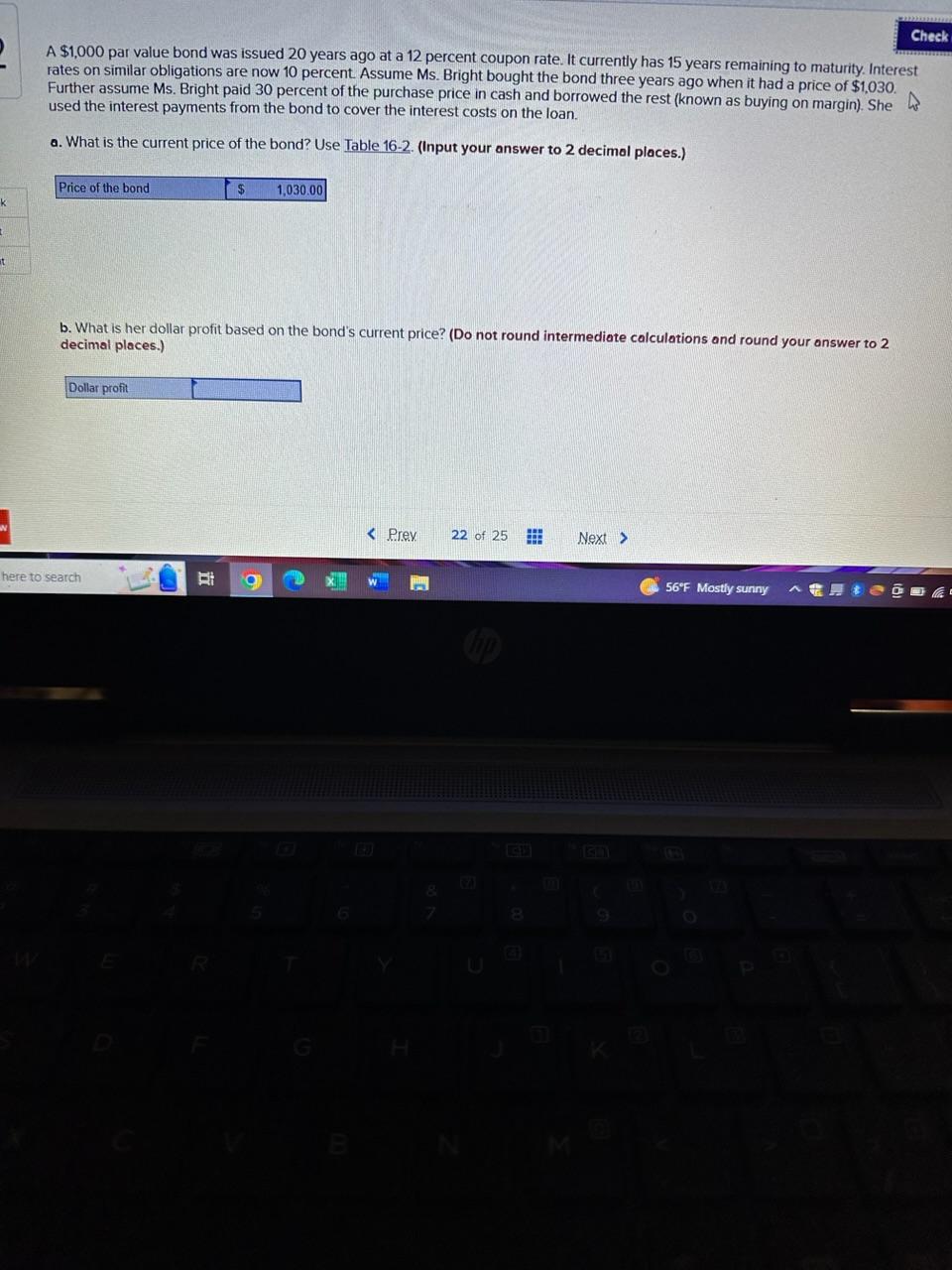 Solved A 1,000 par value bond was issued 20 years ago at a