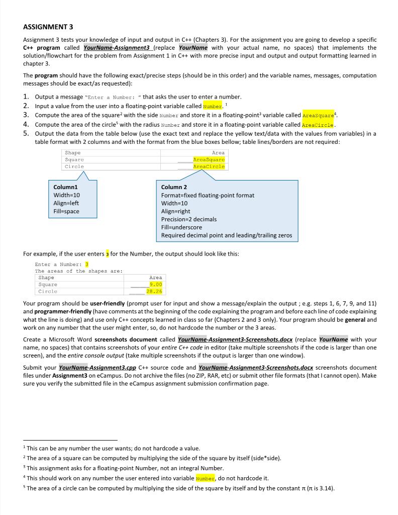 assignment 3 assignment