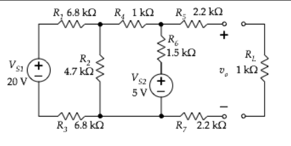 Solved THEVENIN EQUIVALENT CIRCUITSCalculate VRL and PRL for | Chegg.com