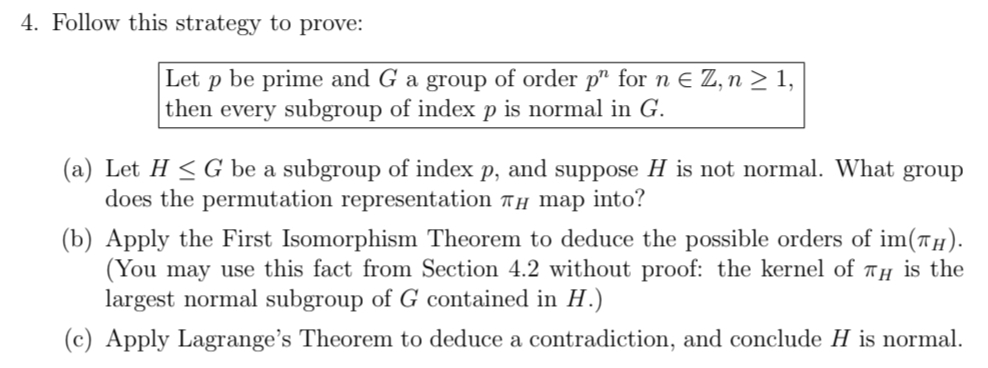 Solved 4. Follow This Strategy To Prove: Let P Be Prime And | Chegg.com