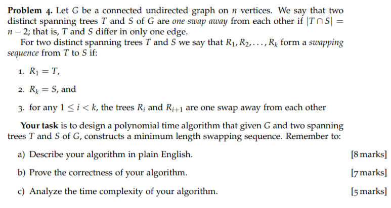 Solved 3 Marks Solve The Following Recursion St N 2 Chegg Com