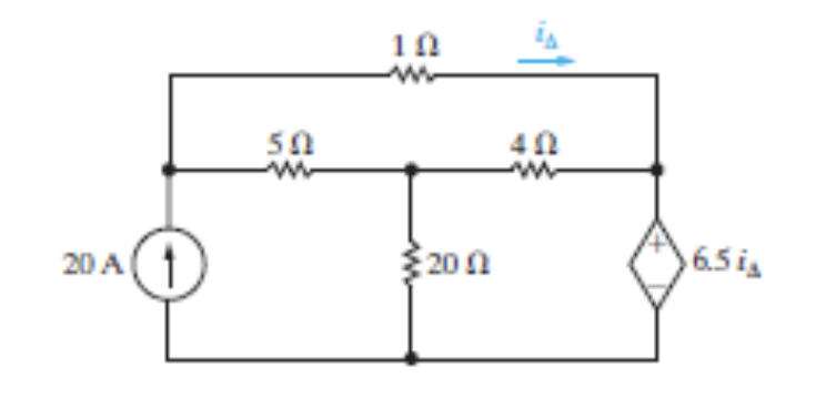 Solved Use The Mesh-current Method To Find The Total Power 