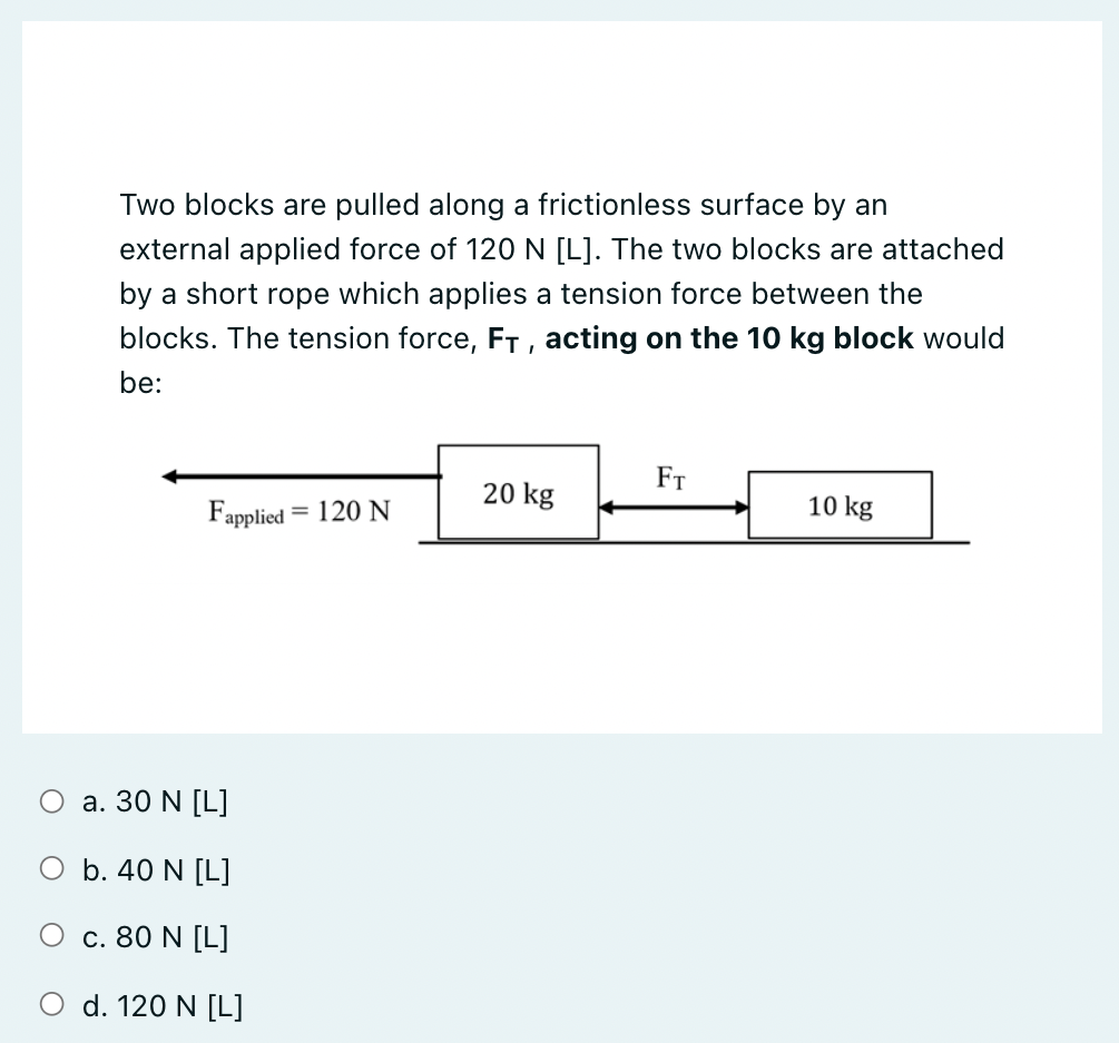 Solved Two Blocks Are Pulled Along A Frictionless Surface By | Chegg.com