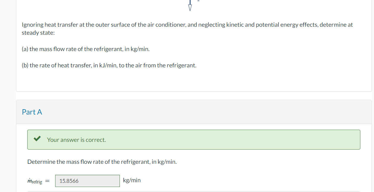 Solved An air-conditioning system is shown in the figure | Chegg.com