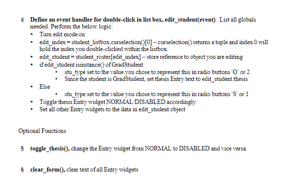 Solved Need help with this python assignment! Please!! I | Chegg.com