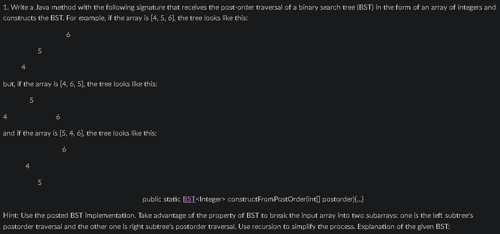 Solved 1. Write a Java method with the following signature | Chegg.com