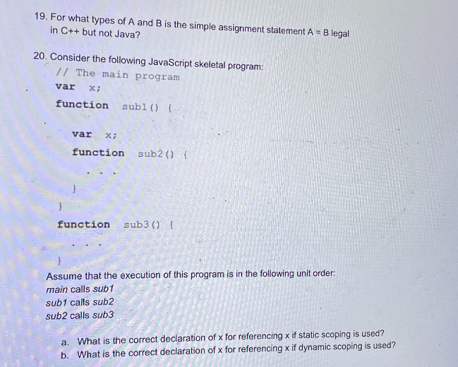 Solved 19. For What Types Of A And B Is The Simple | Chegg.com