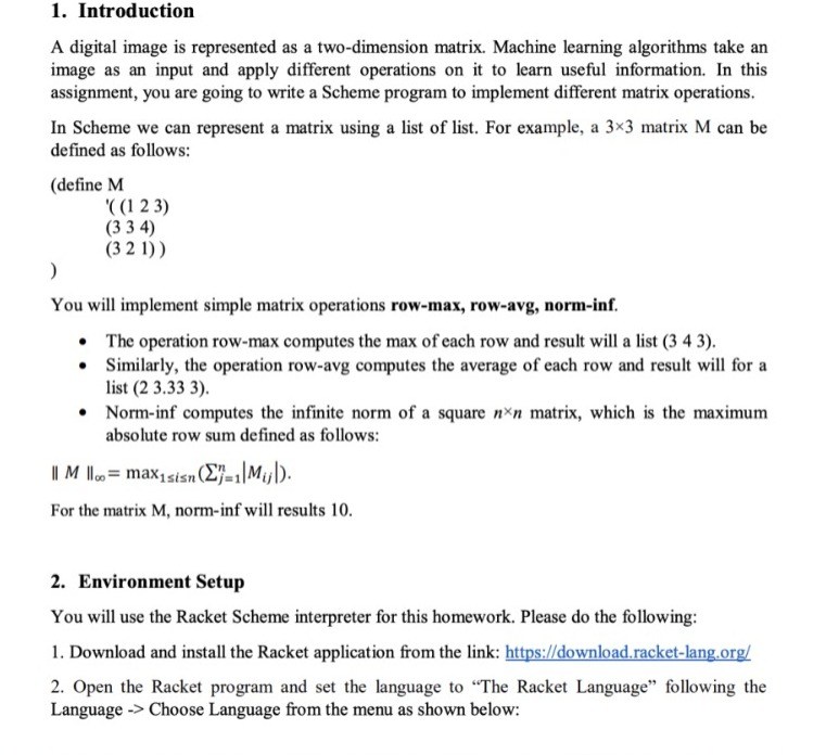 Solved A digital image is represented as a two-dimension | Chegg.com