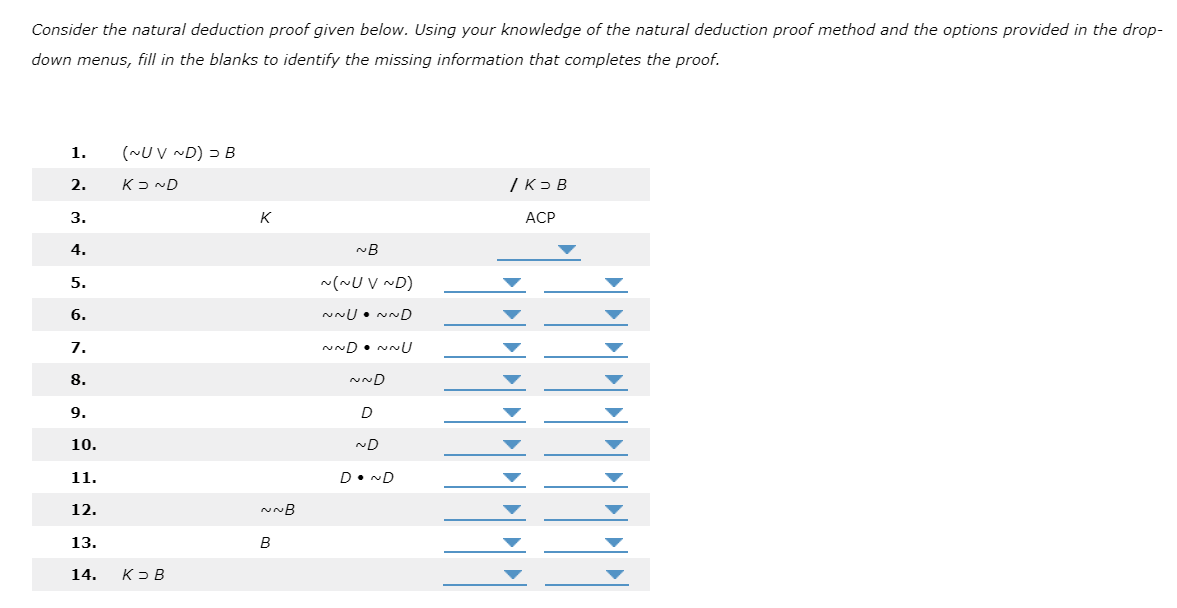 Solved Consider The Natural Deduction Proof Given Below. | Chegg.com