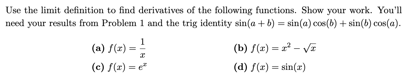 Solved Problem 1. x0 a) Sketch a plot the function f(x) : b) | Chegg.com