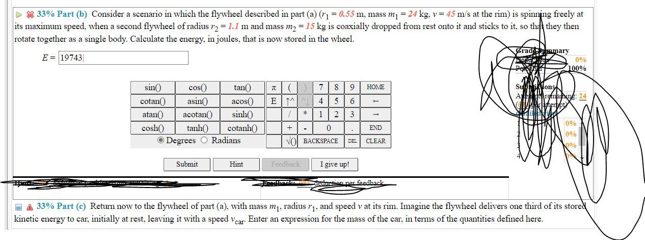 Solved > * 33% Part (b) Consider A Scenario In Which The | Chegg.com