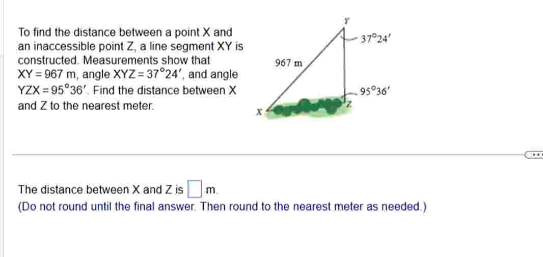 Solved To ﻿find the distance between a point x ﻿andan | Chegg.com