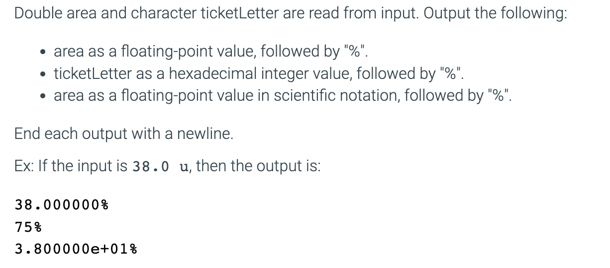 Solved Programming language is java.Double area and | Chegg.com