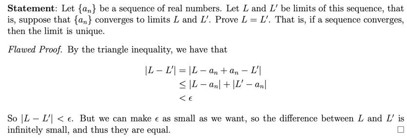 Solved Statement: Let {an} be a sequence of real numbers. | Chegg.com