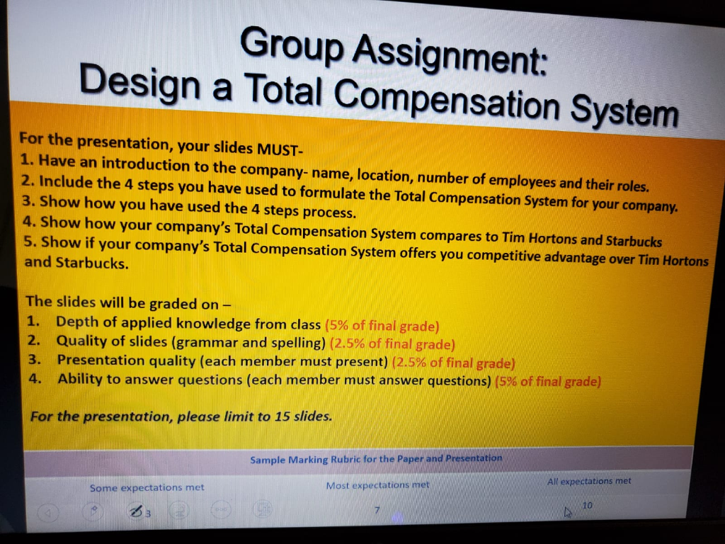 1 2 assignment new compensation system