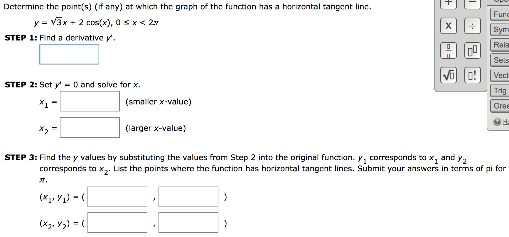 Solved Consider The Given Function And Point F X 9x4