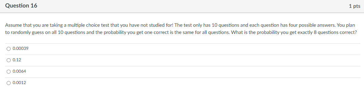 Solved Question Pts Assume That You Are Taking A Chegg Com