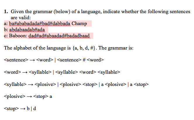 solved-1-given-the-grammar-below-of-a-language-indicate-chegg