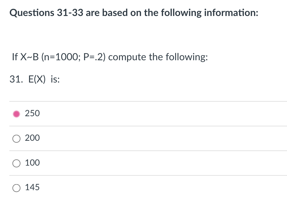 Solved Questions 31-33 ﻿are based on the following | Chegg.com