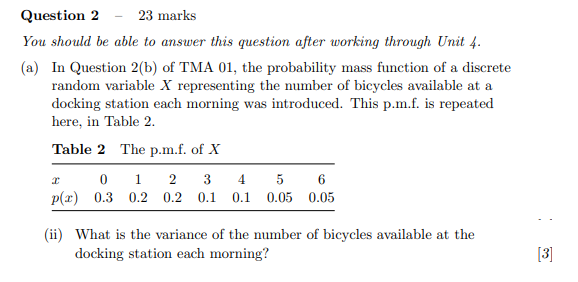 Solved Question 2 - 23 marks You should be able to answer | Chegg.com
