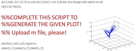 Solved Please help me create a MATLAB script to complete | Chegg.com