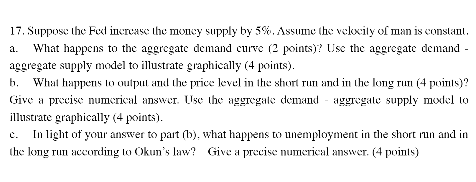 solved-a-17-suppose-the-fed-increase-the-money-supply-by-chegg