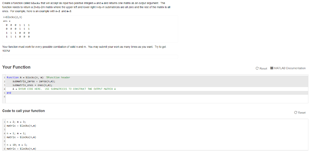 Solved Create a function called blocks that wil accept as | Chegg.com