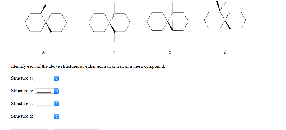 Solved abdo a b с d Identify each of the above structures as | Chegg.com