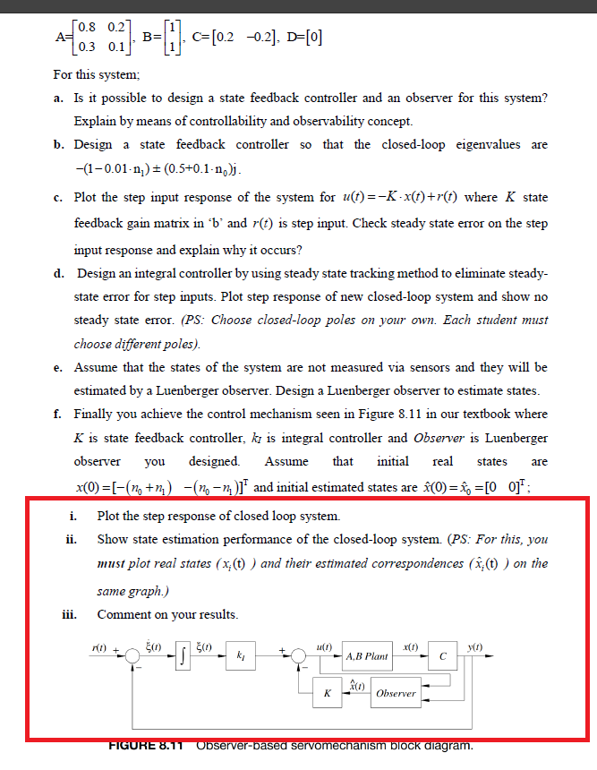 Solved A=[0.80.30.20.1],B=[11],C=[0.2−0.2],D=[0] For This | Chegg.com