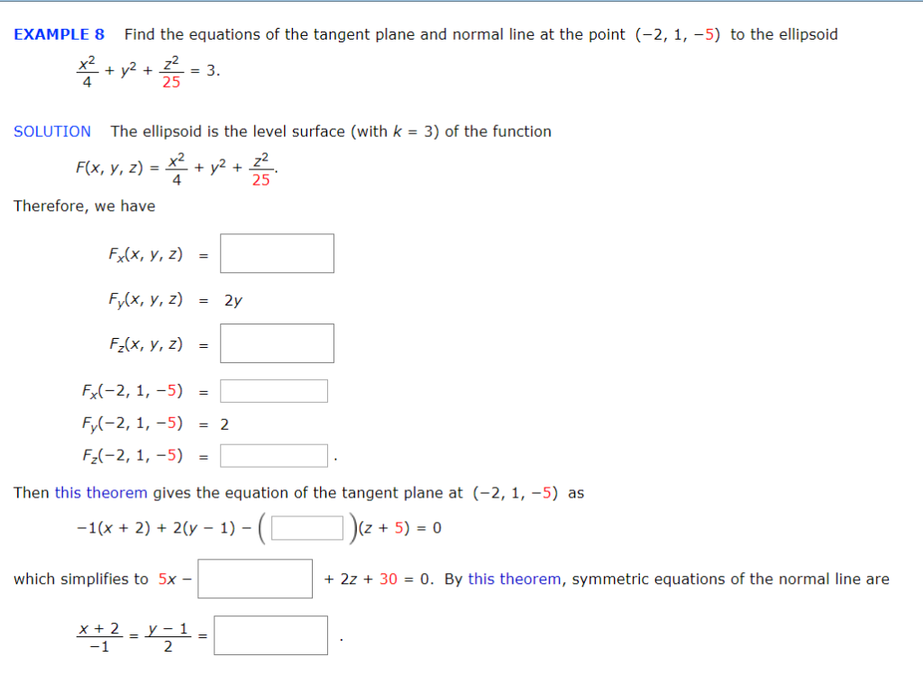 Solved Find the equations of the tangent plane and normal | Chegg.com