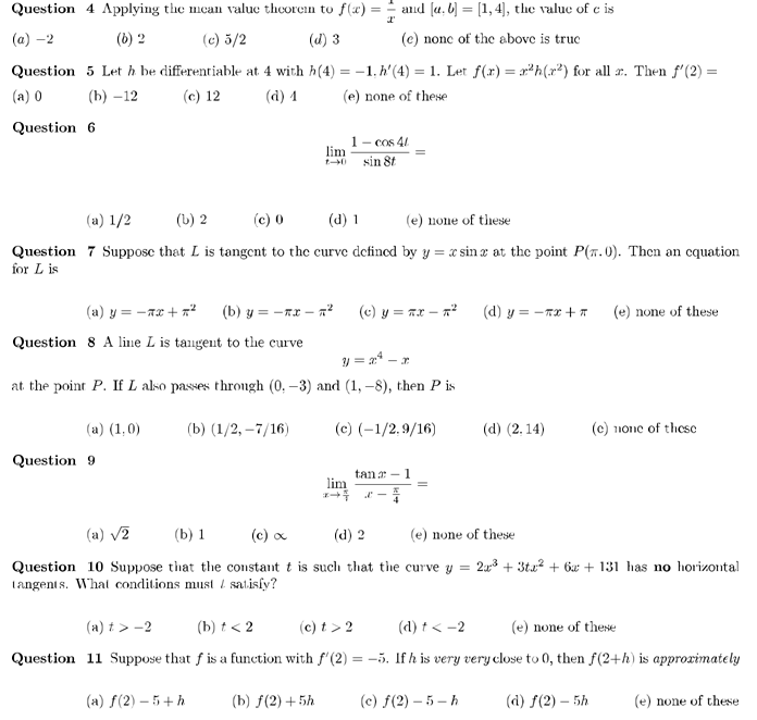 Solved Question 4Λ pplying the mean value theorem to f(x)=x1 | Chegg.com