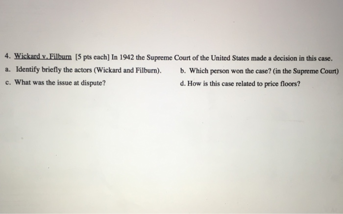 Wickard v hotsell filburn case brief