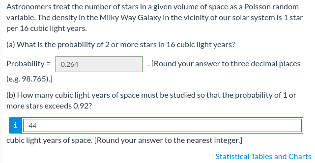 Solved Astronomers Treat The Number Of Stars In A Given | Chegg.com