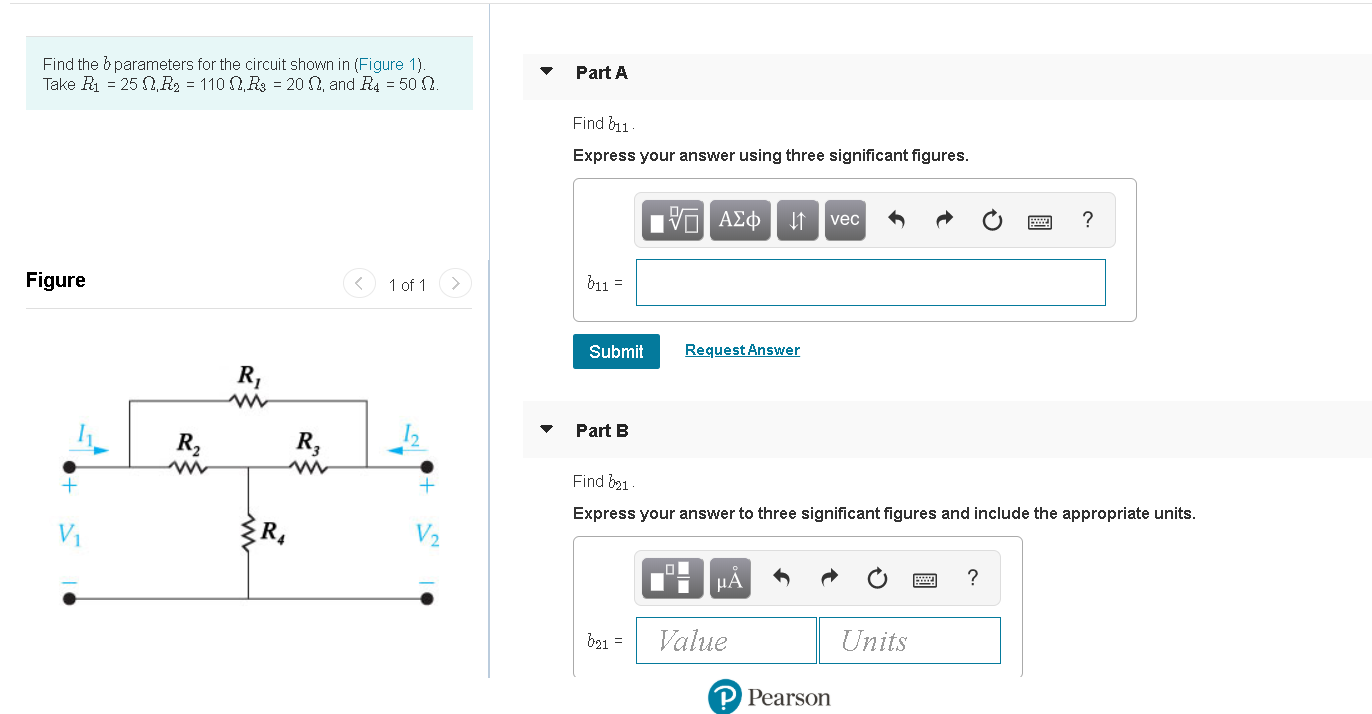 Solved Find The B Parameters For The Circuit Shown In | Chegg.com