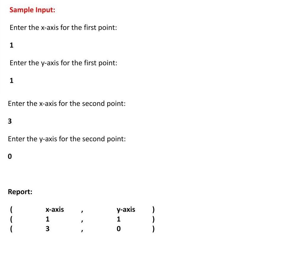 Solved 1- Write a Java class Point for dealing with points. | Chegg.com