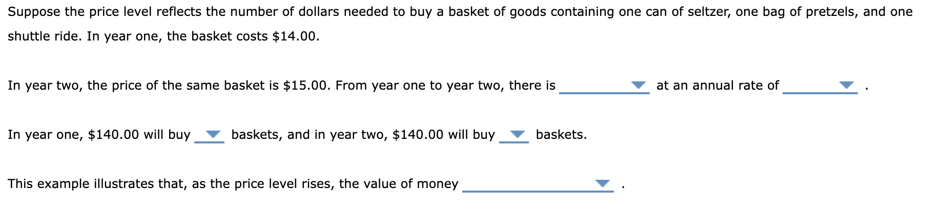 Solved Suppose The Price Level Reflects The Number Of | Chegg.com