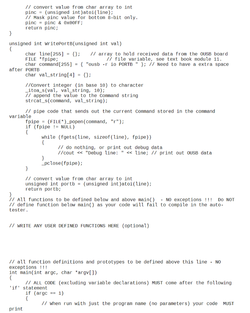 Hint: Consider using the pow() function, which has | Chegg.com