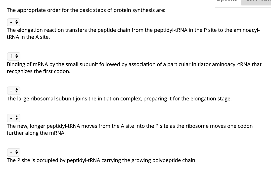 Solved The appropriate order for the basic steps of protein | Chegg.com