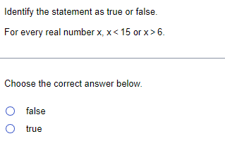 Solved Identify the statement as true or false. For every | Chegg.com