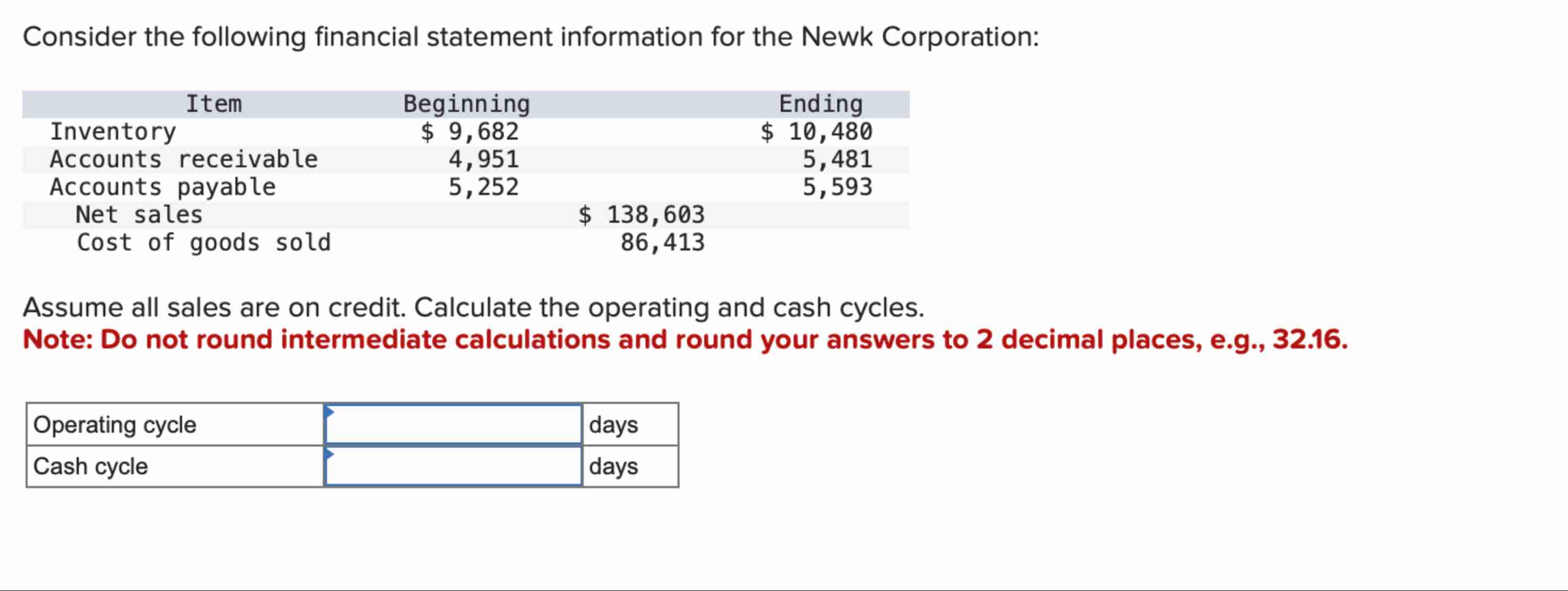 Solved Consider The Following Financial Statement Chegg Com