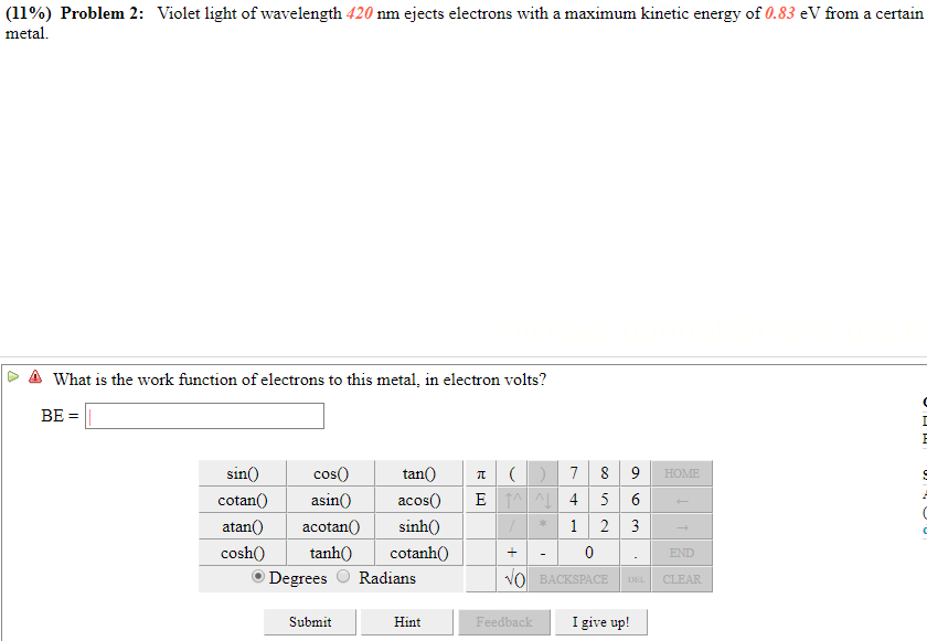 solved-11-problem-2-violet-light-of-wavelength-420-nm-chegg